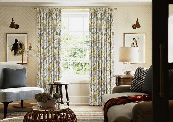 Acanthium, Ochre - Made to Measure Curtains - Image 3